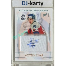 2025/26 Real Cards serie 1 Collectors Edition #AA-03 Vojtěch Čihař World junior Championship U20 2025/26 Autographs Turquoise 1of1