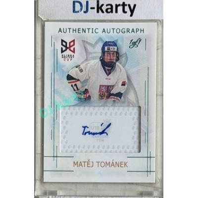 2025/26 Real Cards serie 1 Collectors Edition #AA-21 Matěj Tománek Hlinka-Gretzky cup U18 Autographs Turquoise 1of1