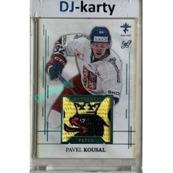 2025/26 Real Cards serie 1 Collectors Edition #AJ-13 Pavel Kousal Authentic Patch Turquoise 1of1
