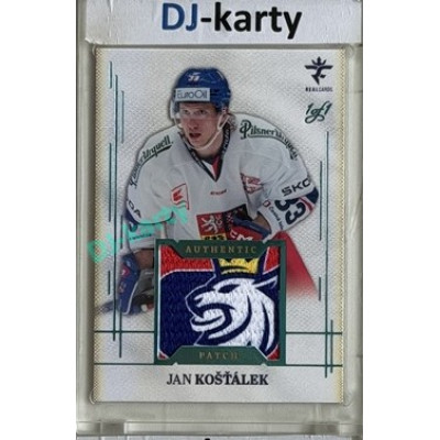 2025/26 Real Cards serie 1 Collectors Edition #AJ-12 Jan Košťálek Authentic Patch Turquoise 1of1