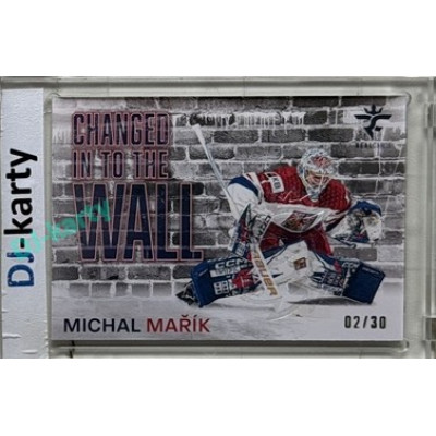 2025/26 Real Cards serie 1 Collectors Edition #CHW-25 Michal Mařík Changed in to the wall Crosslight xx/30