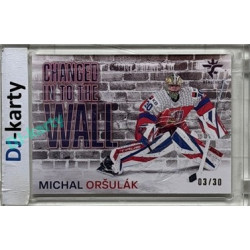 2025/26 Real Cards serie 1 Collectors Edition #CHW-24 Michal Oršulák Changed in to the wall Crosslight xx/30