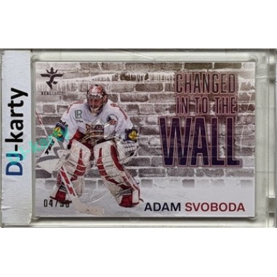 2025/26 Real Cards serie 1 Collectors Edition #CHW-14 Adam Svoboda Changed in to the wall Crosslight xx/30