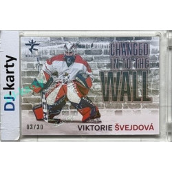 2025/26 Real Cards serie 1 Collectors Edition #CHW-21 Viktorie Švejdová Changed in to the wall Crosslight xx/30