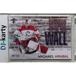 2025/26 Real Cards serie 1 Collectors Edition #CHW-23 Michael Hrabal Changed in to the wall Crosslight xx/30