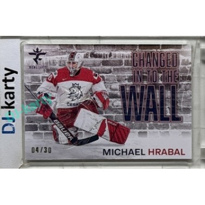 2025/26 Real Cards serie 1 Collectors Edition #CHW-23 Michael Hrabal Changed in to the wall Crosslight xx/30