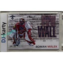 2025/26 Real Cards serie 1 Collectors Edition #CHW-16 Roman Málek Changed in to the wall Crosslight xx/30