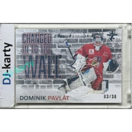 2025/26 Real Cards serie 1 Collectors Edition #CHW-02 Dominik Pavlát Changed in to the wall Crosslight xx/30