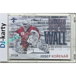 2025/26 Real Cards serie 1 Collectors Edition #CHW-01 Josef Kořenář Changed in to the wall Crosslight xx/30