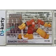 2025/26 Real Cards serie 1 Collectors Edition #CHW-04 Šimon Zajíček Changed in to the wall Crosslight xx/30