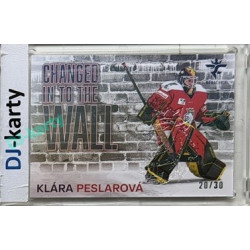 2025/26 Real Cards serie 1 Collectors Edition #CHW-22 Klára Peslarová Changed in to the wall Crosslight xx/30
