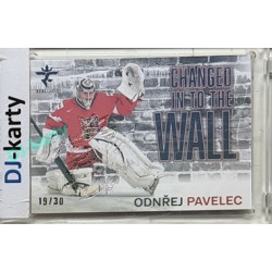 2025/26 Real Cards serie 1 Collectors Edition #CHW-12 Ondřej Pavelec Changed in to the wall Crosslight xx/30