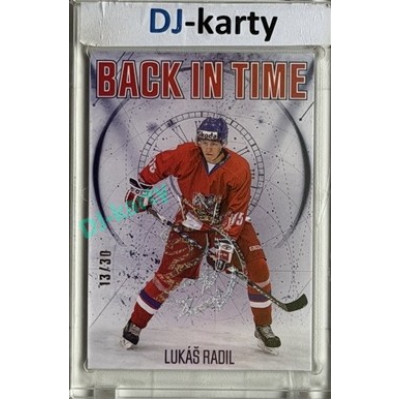 2025/26 Real Cards serie 1 Collectors Edition #BT-06 Lukáš Radil Back In Time Space xx/30