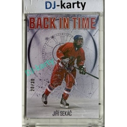 2025/26 Real Cards serie 1 Collectors Edition #BT-19 Jiří Sekáč Back In Time Space xx/30