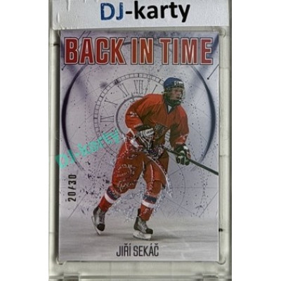 2025/26 Real Cards serie 1 Collectors Edition #BT-19 Jiří Sekáč Back In Time Space xx/30
