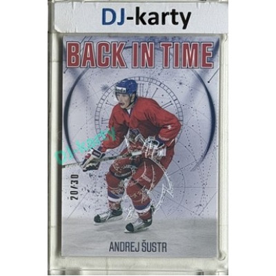 2025/26 Real Cards serie 1 Collectors Edition #BT-08 Andrej Šustr Back In Time Space xx/30