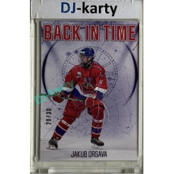 2025/26 Real Cards serie 1 Collectors Edition #BT-15 Jakub Orsava Back In Time Space xx/30