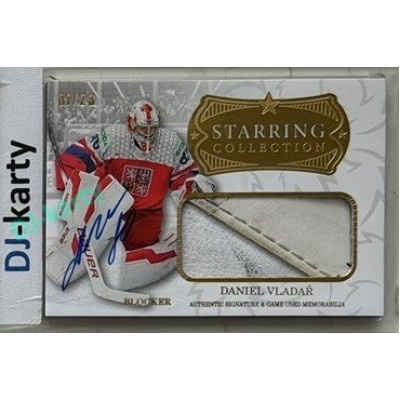 2025/26 Real Cards serie 1 Collectors Edition #Daniel Vladař Starring Collection Gold Blocker Signature 01/23