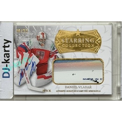 2025/26 Real Cards serie 1 Collectors Edition #Daniel Vladař Starring Collection Gold Stick Signature 14/23