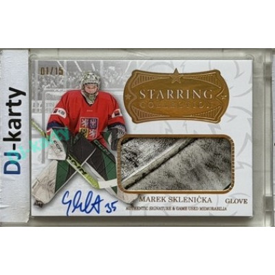 2025/26 Real Cards serie 1 Collectors Edition #Marek Sklenička Starring Collection Gold Glove Signature 01/15