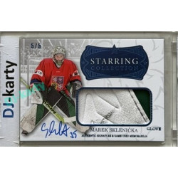 2025/26 Real Cards serie 1 Collectors Edition #Marek Sklenička Starring Collection Blue Glove Signature 5/5