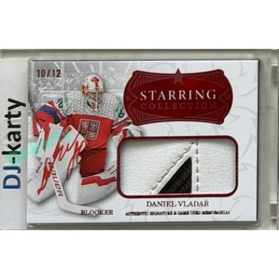 2025/26 Real Cards serie 1 Collectors Edition #Daniel Vladař Starring Collection Red Blocker Signature 10/12