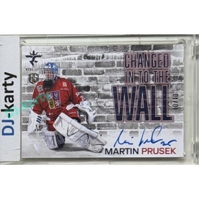 2025/26 Real Cards serie 1 Collectors Edition #CHW-15 Martin Prusek Changed in to the Wall Signature 10/10