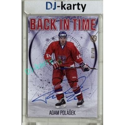 2025/26 Real Cards serie 1 Collectors Edition #BT-05 Adam Polášek Back in Time Signature 01/10