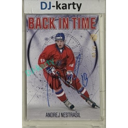 2025/26 Real Cards serie 1 Collectors Edition #BT-04 Andrej Nestrašil Back in Time Signature 04/10
