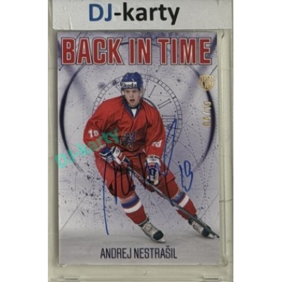 2025/26 Real Cards serie 1 Collectors Edition #BT-04 Andrej Nestrašil Back in Time Signature 04/10