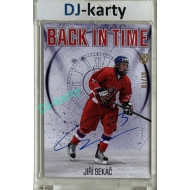 2025/26 Real Cards serie 1 Collectors Edition #BT-19 Jiří Sekáč Back in Time Signature 01/10