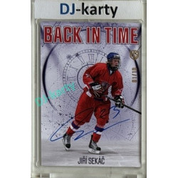 2025/26 Real Cards serie 1 Collectors Edition #BT-19 Jiří Sekáč Back in Time Signature 01/10