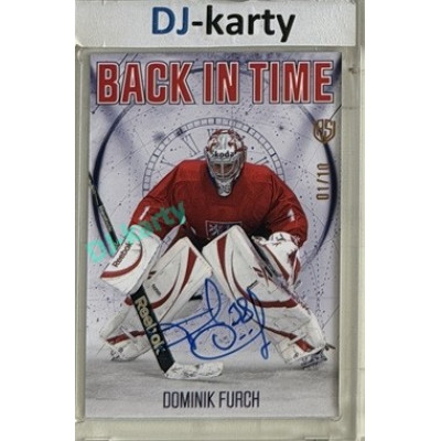 2025/26 Real Cards serie 1 Collectors Edition #BT-01 Dominik Furch Back in Time Signature 01/10