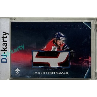 2025/26 Real Cards serie 1 Collectors Edition #FS-14 Jakub Orsava Fragment Stick Blue 2/3