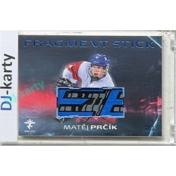 2025/26 Real Cards serie 1 Collectors Edition #FS-16 Matěj Prčík Fragment Stick Blue 1/3