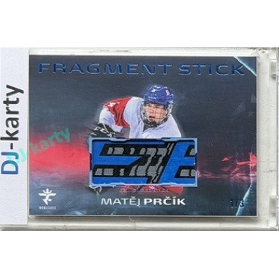 2025/26 Real Cards serie 1 Collectors Edition #FS-16 Matěj Prčík Fragment Stick Blue 1/3