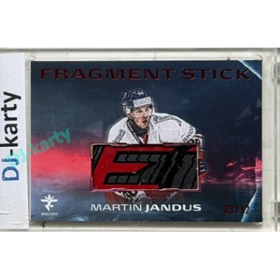 2025/26 Real Cards serie 1 Collectors Edition #FS-06 Martin Jandus Fragment Stick Red 03/12