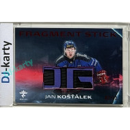 2025/26 Real Cards serie 1 Collectors Edition #FS-09 Jan Košťálek Fragment Stick Red 02/12