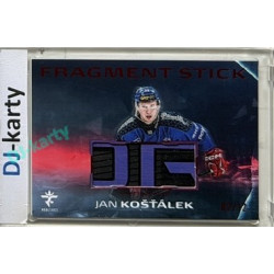 2025/26 Real Cards serie 1 Collectors Edition #FS-09 Jan Košťálek Fragment Stick Red 02/12
