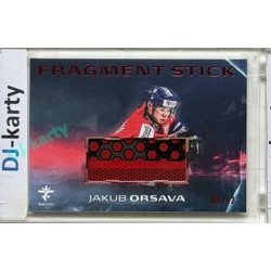 2025/26 Real Cards serie 1 Collectors Edition #FS-14 Jakub Orsava Fragment Stick Red 06/12