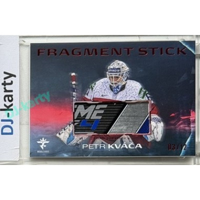 2025/26 Real Cards serie 1 Collectors Edition #FS-12 Petr Kváča Fragment Stick Red 03/12
