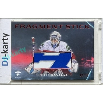 2025/26 Real Cards serie 1 Collectors Edition #FS-12 Petr Kváča Fragment Stick Red 12/12
