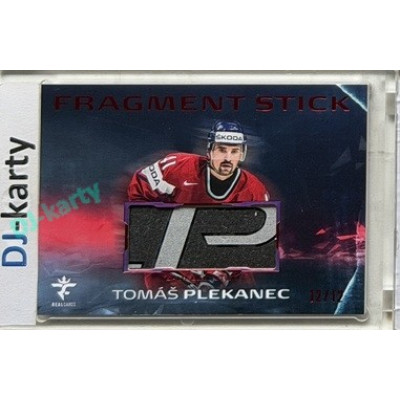 2025/26 Real Cards serie 1 Collectors Edition #FS-15 Tomáš Plekanec Fragment Stick Red /12