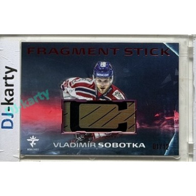2025/26 Real Cards serie 1 Collectors Edition #FS-18 Vladimír Sobotka Fragment Stick Red 01/12