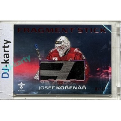 2025/26 Real Cards serie 1 Collectors Edition #FS-08 Josef Kořenář Fragment Stick Red 01/12