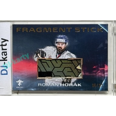 2025/26 Real Cards serie 1 Collectors Edition #FS-04 Roman Horák Fragment Stick Gold 16/22