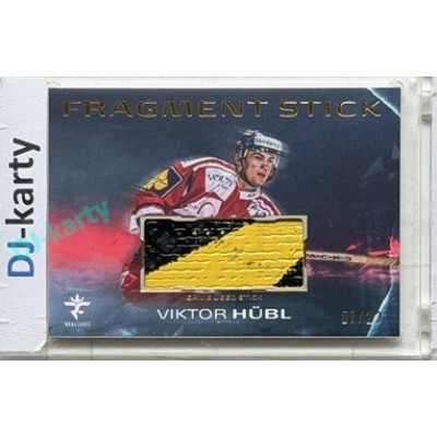 2025/26 Real Cards serie 1 Collectors Edition #FS-01 Viktor Hübl Fragment Stick Gold 07/22