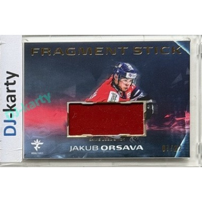 2025/26 Real Cards serie 1 Collectors Edition #FS-14 Jakub Orsava Fragment Stick Gold 07/22