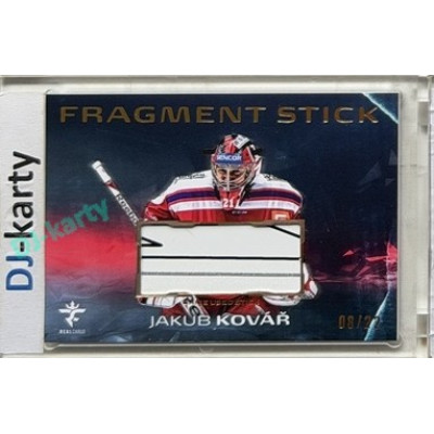 2025/26 Real Cards serie 1 Collectors Edition #FS-10 Jakub Kovář Fragment Stick Gold 08/22