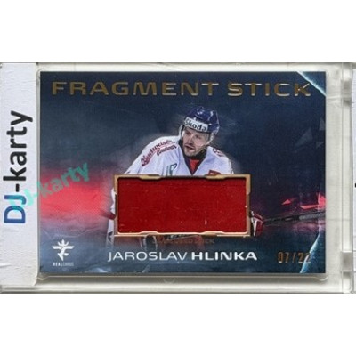 2025/26 Real Cards serie 1 Collectors Edition #FS-03 Jaroslav Hlinka Fragment Stick Gold 07/22